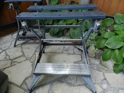2 Workbenches Adjustable+Black+Decker Ea @, View more