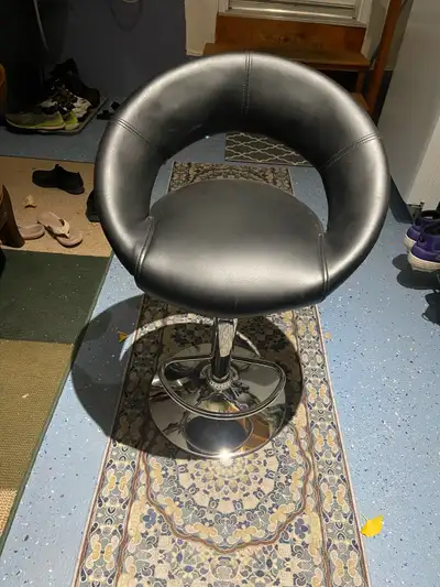 Black Swivel Bar Stool, View more