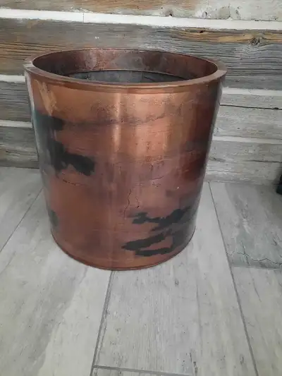 gros cache pot cuivre, View more