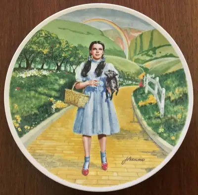 Over the Rainbow Collector Plate: Dorothy by James Aukland, View more