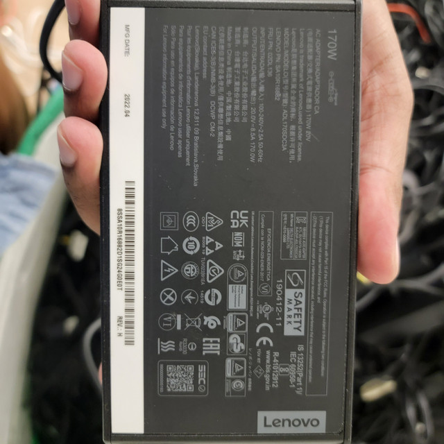 Lenovo 170W Chargers in Laptop Accessories in Oshawa / Durham Region - Image 3
