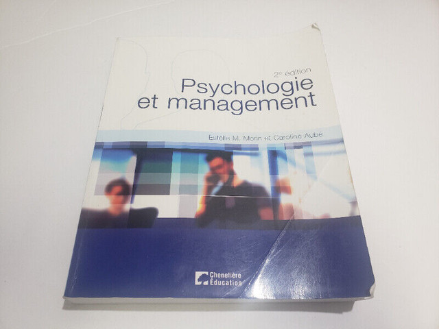 Psychologie et management 2e édition dans Manuels  à Laval/Rive Nord