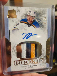 2017-18 UD The Cup Vince Dunn Auto Rookie Patch Gold /24  #144 