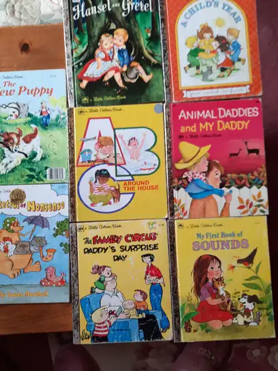 VINTAGE LITTLE GOLDEN BOOKS LOT OF 10, 1940,S, 1950,S, 1960,S, View more
