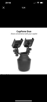 Car Cup Phone Duo Weather Teck