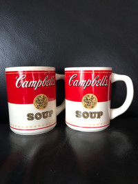 2 X Vintage Campbell’s Soup Mugs/Cups-$10 for Both