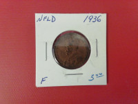 1936 Newfoundland One Cent Coin