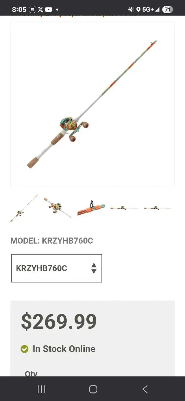 Krazy cats bait caster63234654507265122