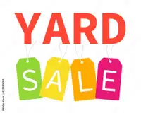 Yard sale 9am-3pm today