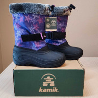 Kamik girl's size 3 waterproof winter boots 