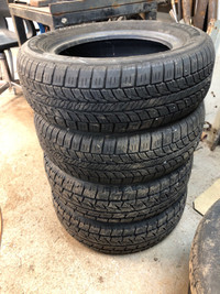 4 tires like new 185/65 R 14 all seasons and 175/65r14 winters