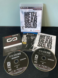 PS3 Metal Gear Solid 2 Disc Game. playstation