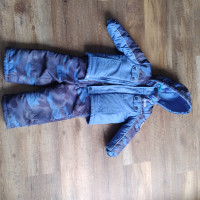 OshKosh blue camo winter coat and snowpants 3T