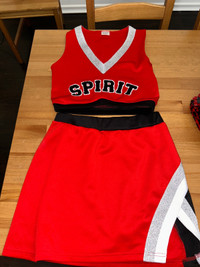 Red Cheerleader Costume 