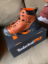 1 Timberland Pro Boot, Size 8.5, Endurance 6", Steel Safety Toe
