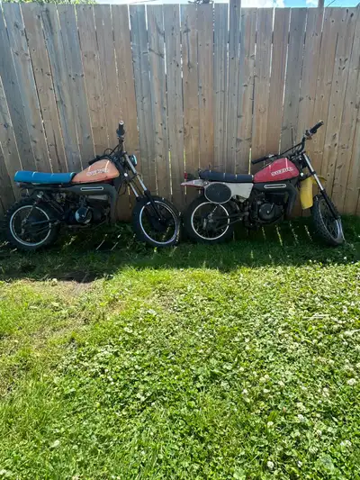 Selling a pair of project bikes 1980’s Suzuki ds 50’s great fun when on them currently not running b...