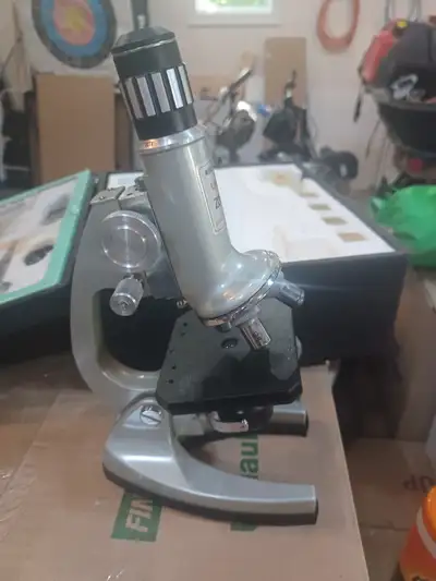 Vintage microscope, View more