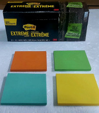 High quality Post-It Extreme Notes. 45 Sheets/Pad, 4 pads for 3$