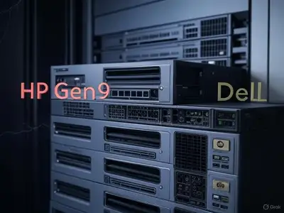 hp dl380 gen 9 dell and lenovo servers vsphere esxi 8.0 workstations nas ai servers pfsense 8515 9th...