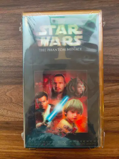 Star Wars Episode I VHS Limited Gold Edition 3D Lenticular - SEA, View more