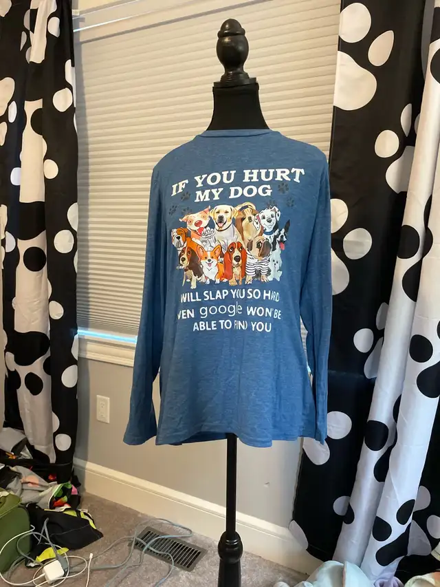 Dog Print Long Sleeve Shirt in Women's - Tops & Outerwear in Annapolis Valley - Image 3
