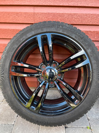 Michelin X-ICE snow tires (225/45 R17) on Alloy Rims