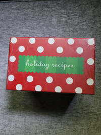 Christmas Recipe Card Holder Box