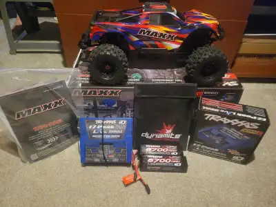 Traxxas Maxx V2 4S RTR w/ 4S Battery, Dual Charger & Upgrades, View more