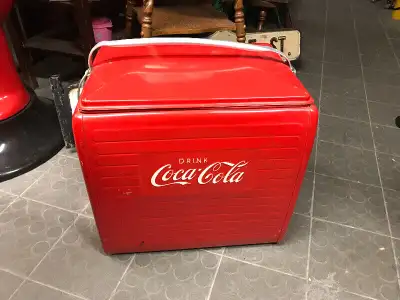 PARKER PICKERS - I have a 1955 and a 1956 Coca-Cola cooler that have most of their original red pain...