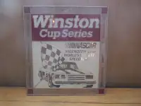 Nascar Winston Cup Leaded Glass Best Offer 16 by 17 1/2