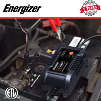 New Chargeur de Batterie Energizer 2 A Battery Charger 6V/12V