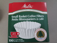 Melitta small basket coffee filters
