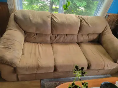 Brown Suede Sofa, View more