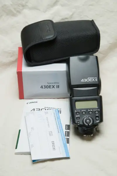 Canon 430EXii flash, View more