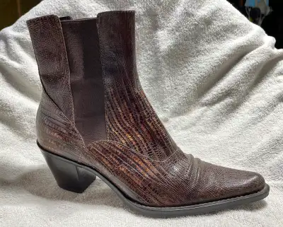Women’s leather cowboy ankle boots Franco Sarto, View more