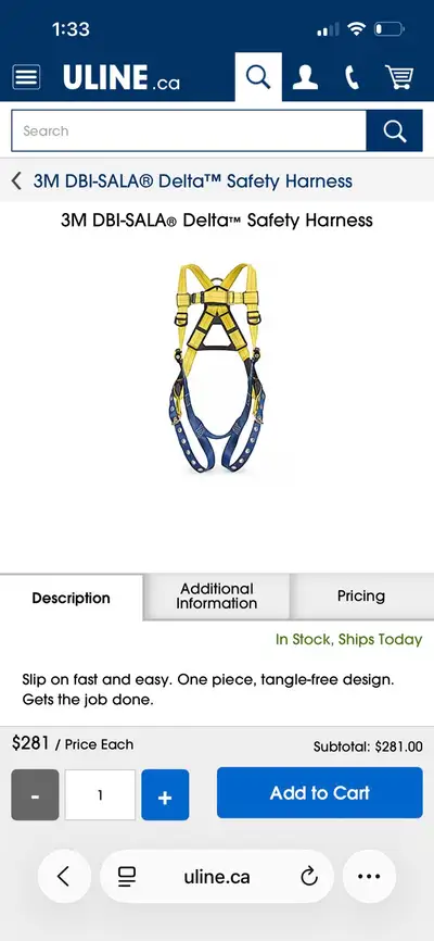 SALA fall protection harness for working at heights, View more