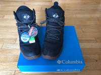 Columbia Men's Fairbanks Omniheat Winter Boots  (Size 8 - Black)