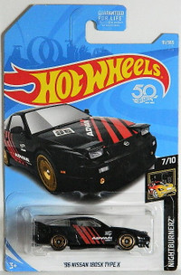 Hot Wheels 1/64 '96 Nissan 180SX Diecast Cars