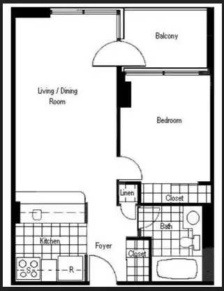 Downtown Toronto - University and Dundas - 1 bedroom condo (approx. 500 sqft) - $1980/month all incl...