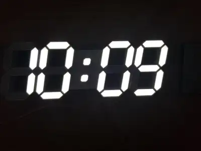 AVAILABLE IN ST-LAURENT H4M 0A3 DIGITAL WALL CLOCK, 5 VOLT USB CONNECTOR SET TIME, TEMPERATURE USING...