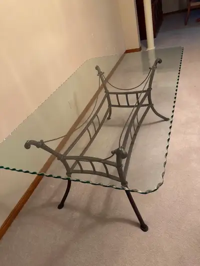 Glass table, View more