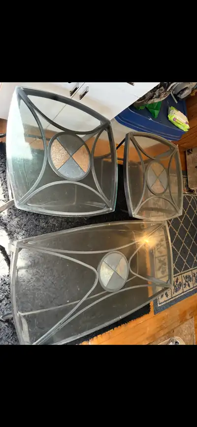 Glass coffee table, View more