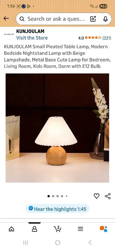 Table Lamp, View more