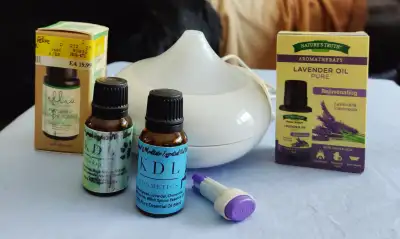 Lotus Aroma -Ultrasonic Oil Diffuser -frankincense, cinnamon, etc. - lemongrass, lavender, chamomile...