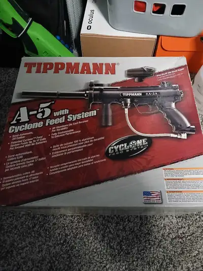 tippmann A-5 paintball gun, View more