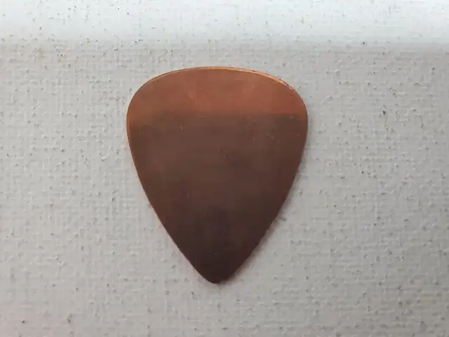 Copper guitar pick im a freacking taco pic de guitare en cuivre in Guitars in West Island - Image 3