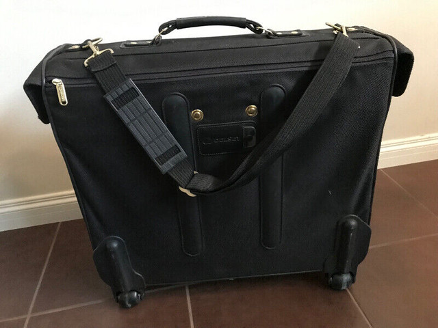 Delsey Black Garment Luggage With Wheels in Other in Calgary - Image 2
