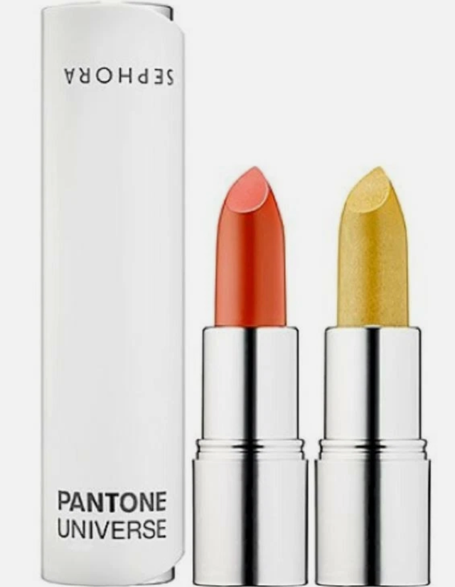 Sephora + Pantone Universe Fire & Earth Lip Ombre Lipstick duo