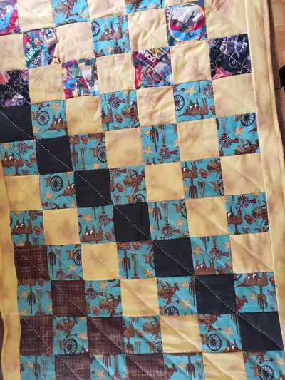 Hand sewn Quilt, View more