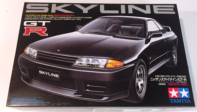 brand new Tamiya 1/24 Nissan Skyline GT-R R32 model kit. The model is still sealed inside and never...